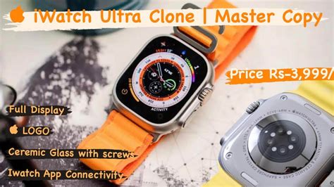 hdc clone apple watch|Apple iWatch Ultra clone .